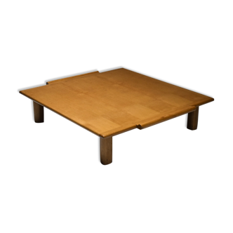 Italian square coffee table in oak