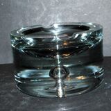 Cendrier design en verre soufflé krosno poland art verrier pologne