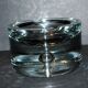 Cendrier design en verre soufflé krosno poland art verrier pologne