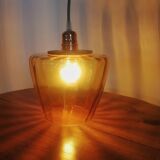 Lampe baladeuse en verre vintage