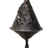 Antique wrought iron lantern pendant light