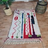 Tapis berbère en laine fait main 150 x 100 cm