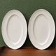 Pair of oval porcelain dishes