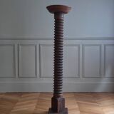Colonne vis de pressoir en sellette à l'italienne
