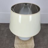Opaline lamp from the 70s by Verre Lumière