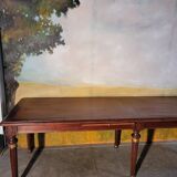 Large Louis XVI style mahogany table