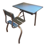 Retro vintage school desk
