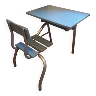 Retro vintage school desk