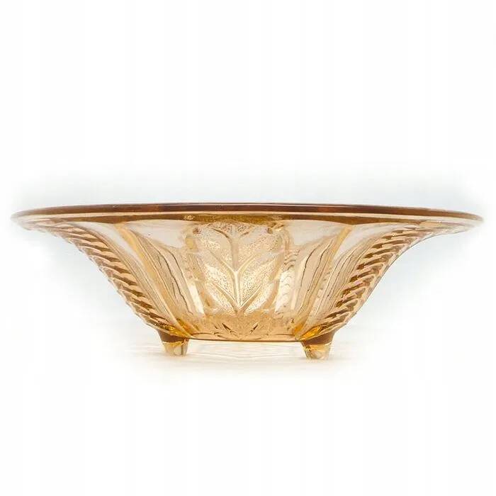 F6J Huta B. Morawski art deco pedestal bowl
