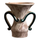 Vase bicolore à anses en accolade par Jean Austruy