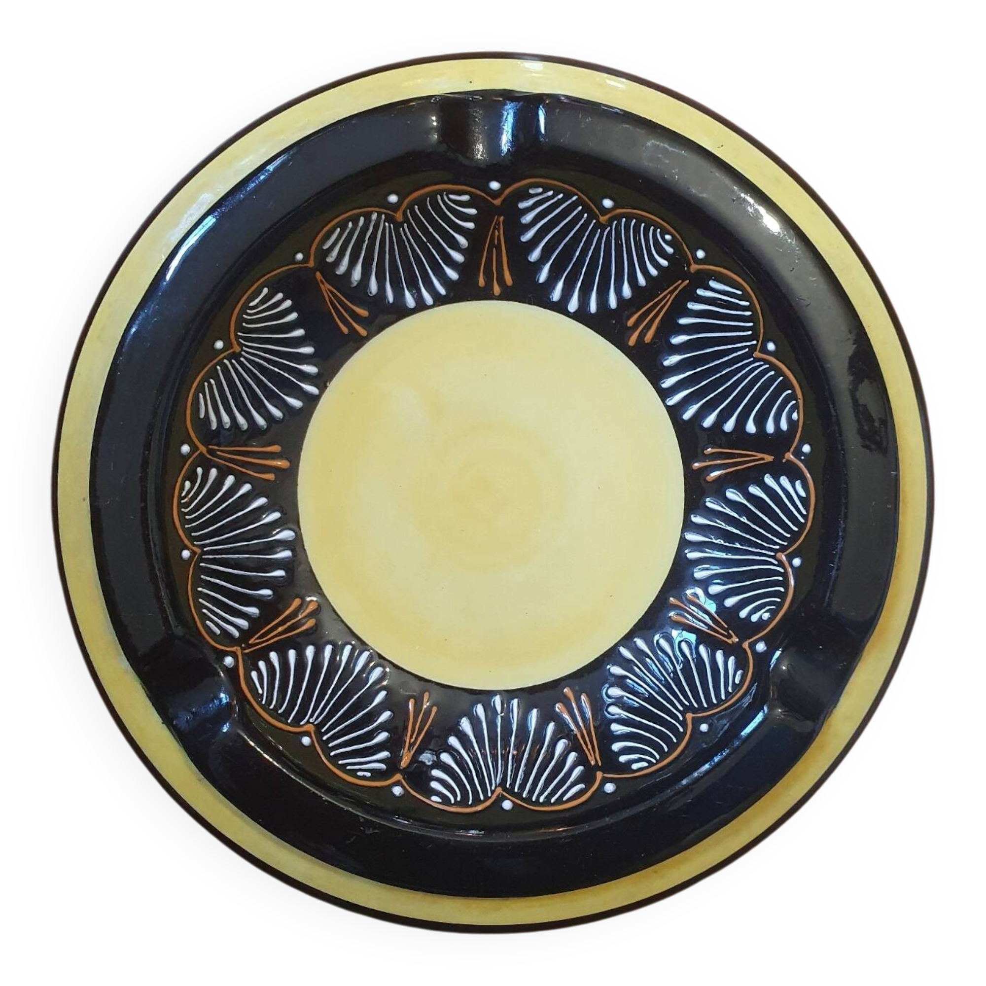Quimper faience ashtray