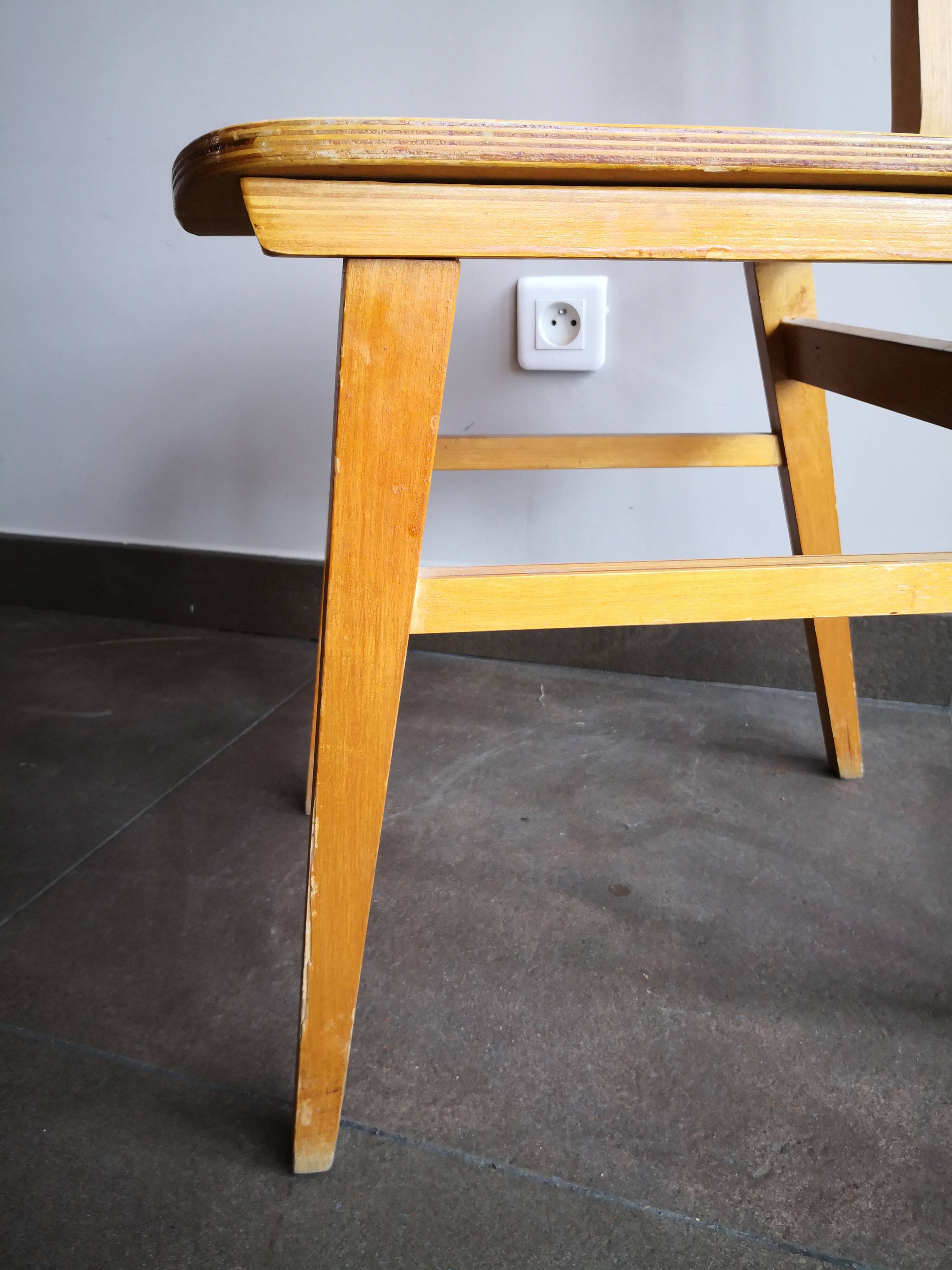 Chair produced by Riga in the former USSR 1981