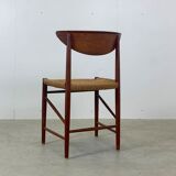 Teak dining chairs model 316 by Peter Hvidt & Orla Mølgaard Nielsen for Søborg Mobler