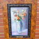 Colorful Flower Bouquet Oil on Canvas Still LIfe
