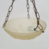 Vasque Vianne style Art Nouveau 1 Fire, in glass paste with grape motifs.