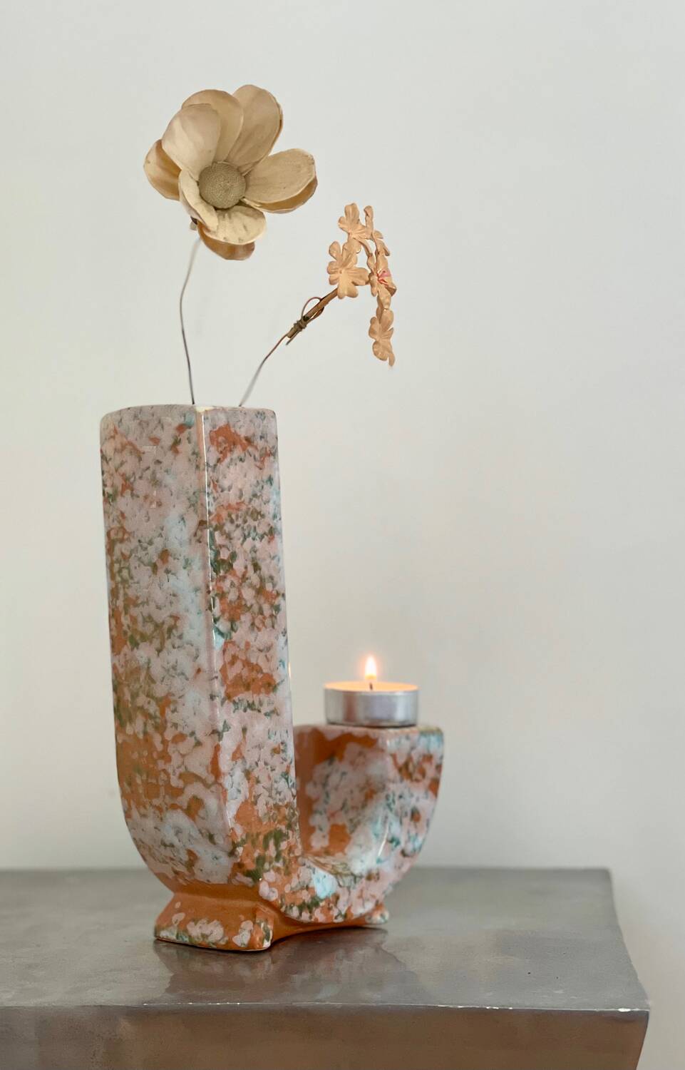 Vase porte bougie 1980/90’s.