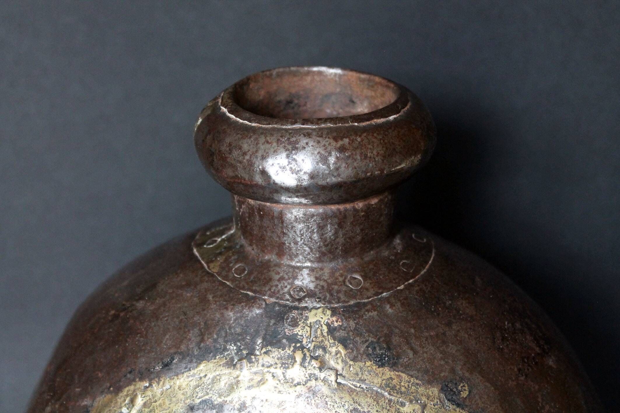 Vase - Gourde à eau artisanale traditionnelle du Rajasthan