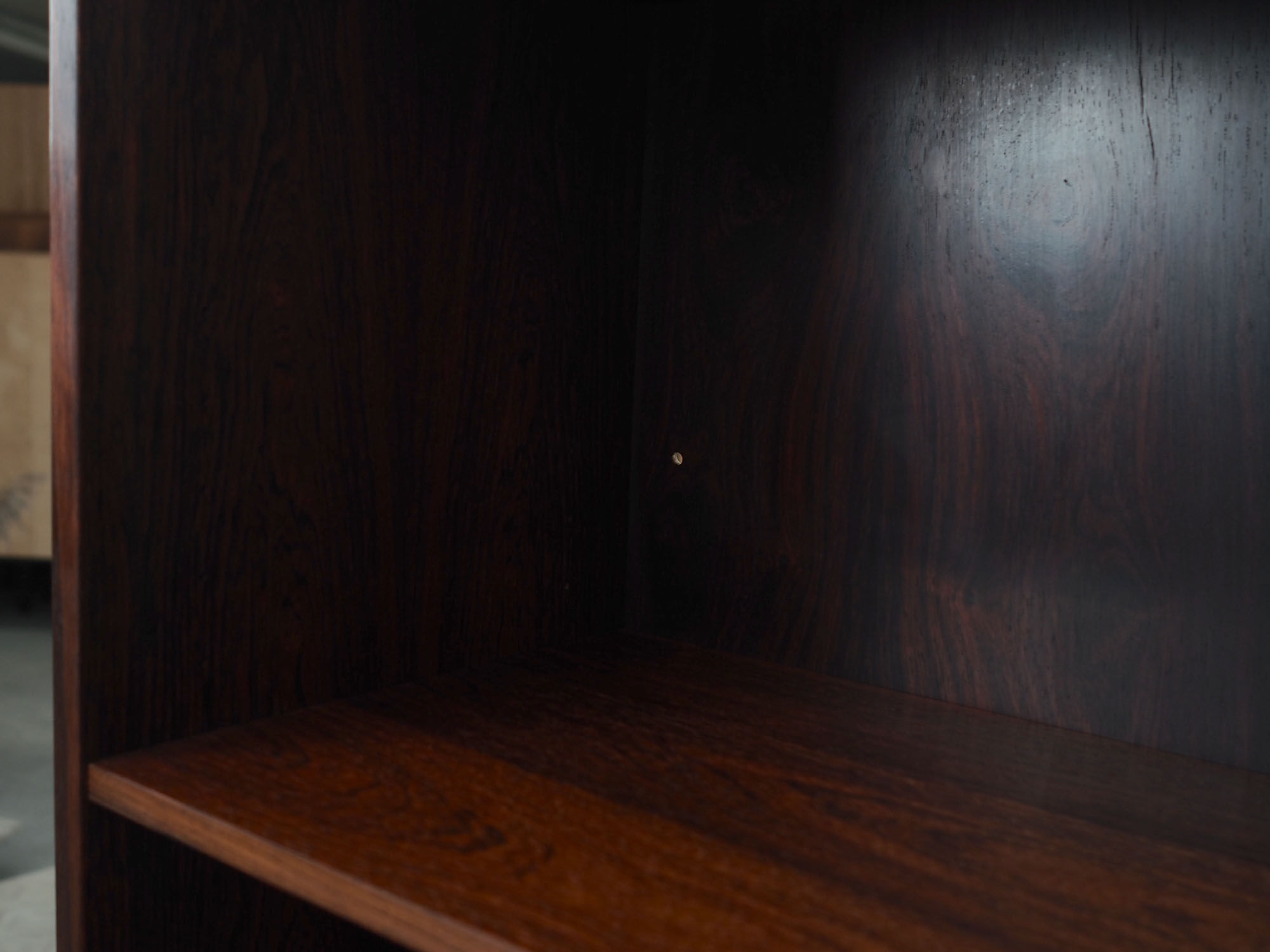 Rosewood bookcase, Danish design, 1960s, designer Carlo Jensen, manufacturer Hundevad