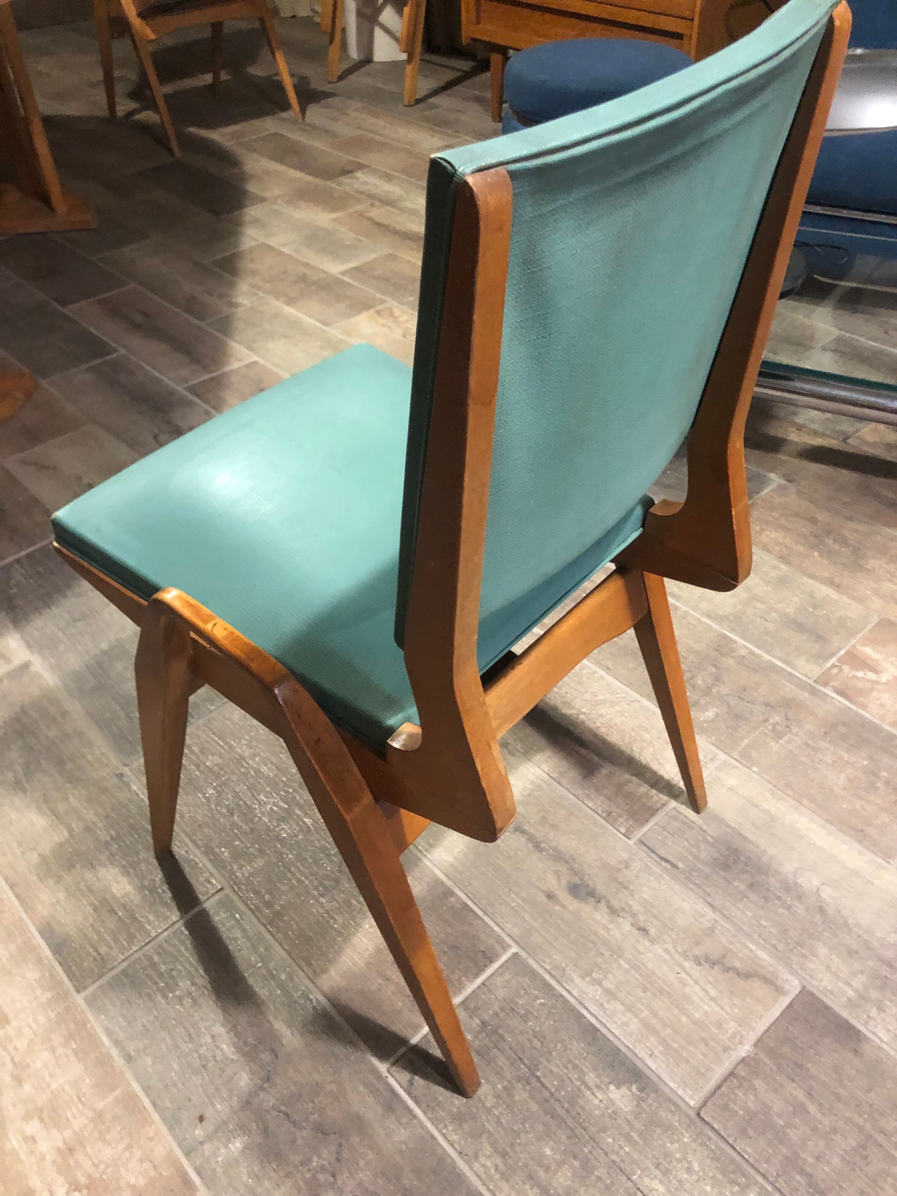 Set of 6 Maurice Pré chairs