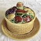 mounted plate cake dish fruit slushie Sarreguemines