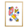 Illustration - Affiche A3 abstraite géométrique graphique colorée numérotée #002