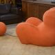 "Mamma" armchair with footrest by Gaetano Pesce