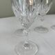 Cut crystal glasses