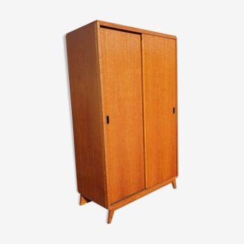 Armoire penderie vintage années 60 pieds compas