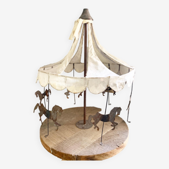 Antique horse carousel