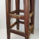 Stool raw wood
