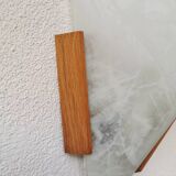 Glass wall lamp, 1980s