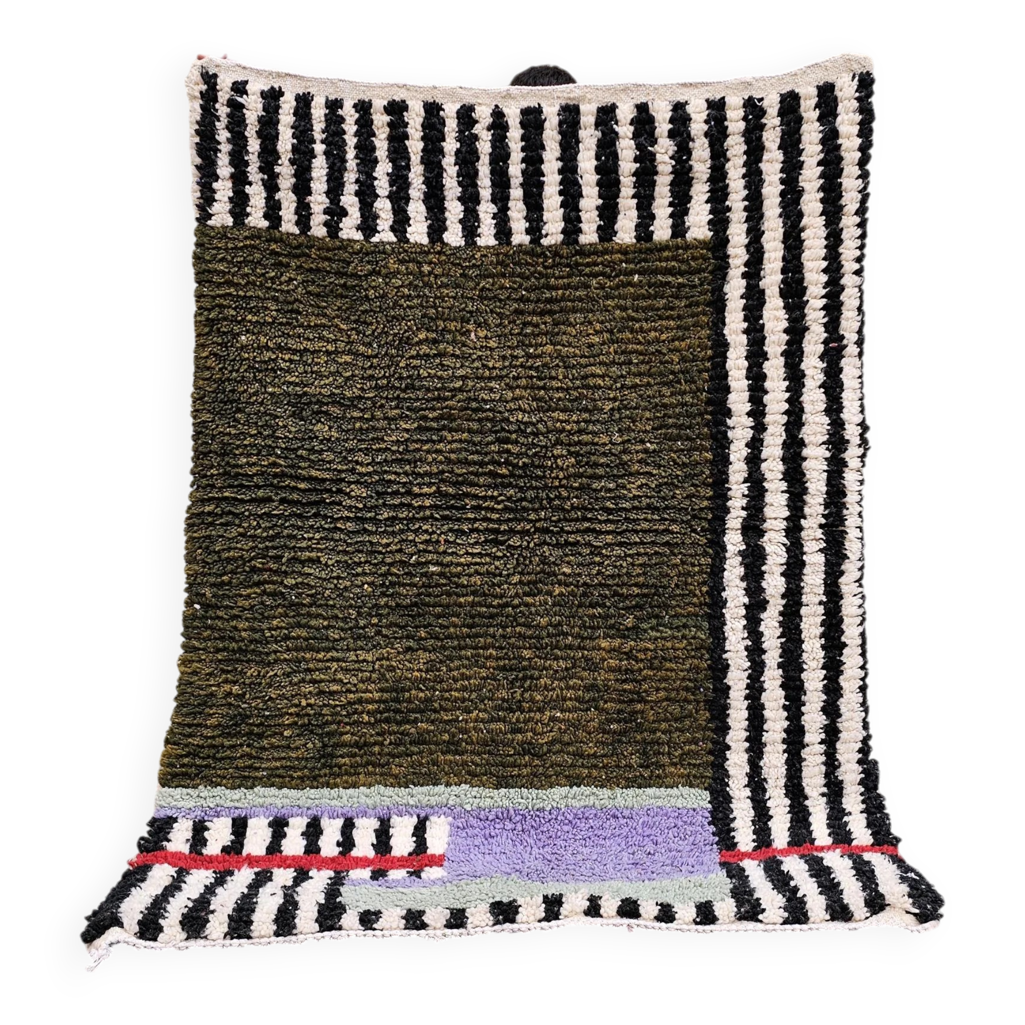 Unique Moroccan rug made of natural wool, 2.5x1.5 m.