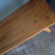 Bench 100 cm old solid wood patinated