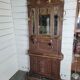 Old walnut cloakroom