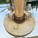 Lampe vintage des années 50 tôle, plexi et bois