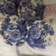 Set of 4 bowls in Royal Crownford Burleigh ironstone.