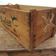Wooden chocolate poulain case 1950