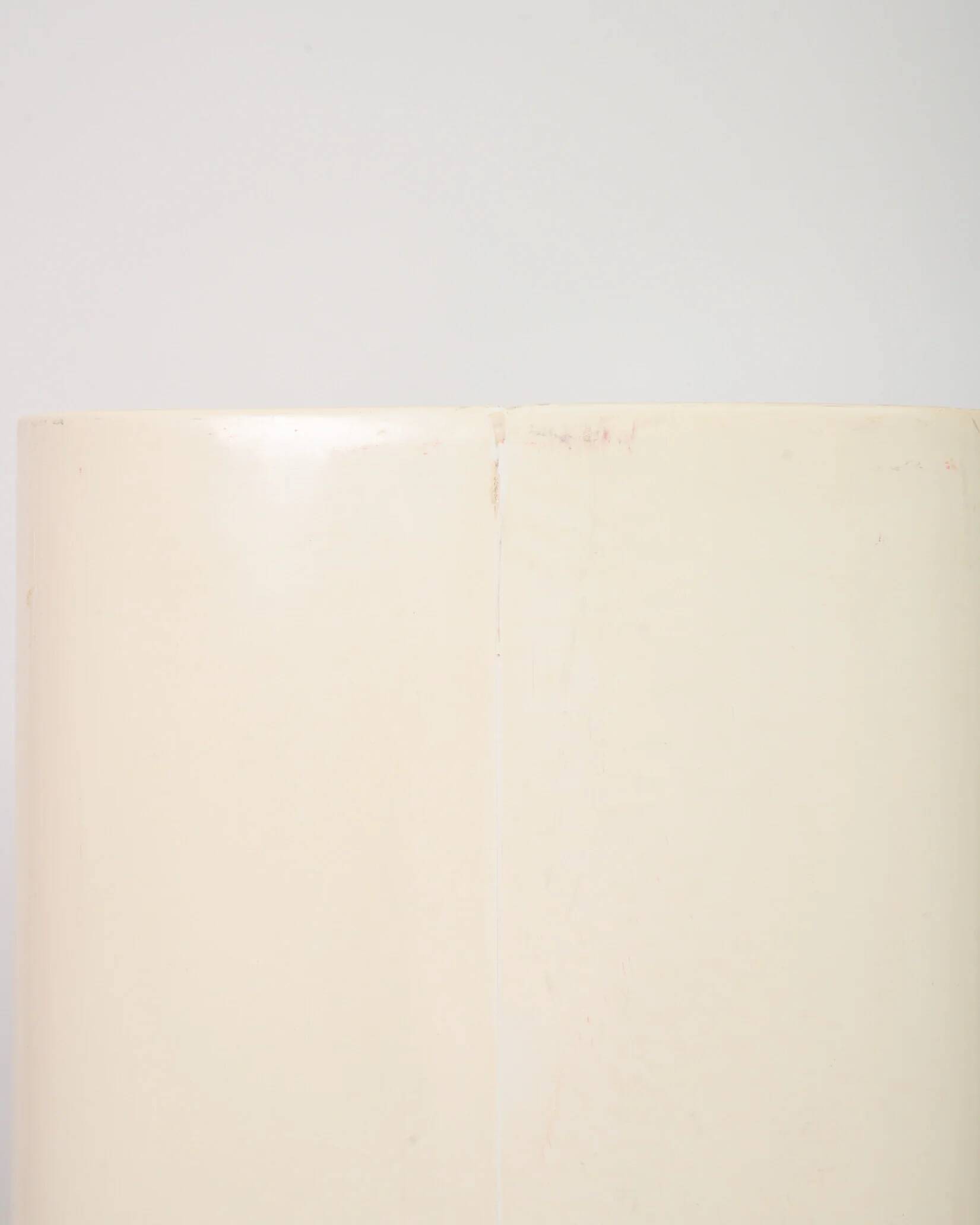 White "Totem" column, Valeric Doubroucinskis, Rodier 1970s
