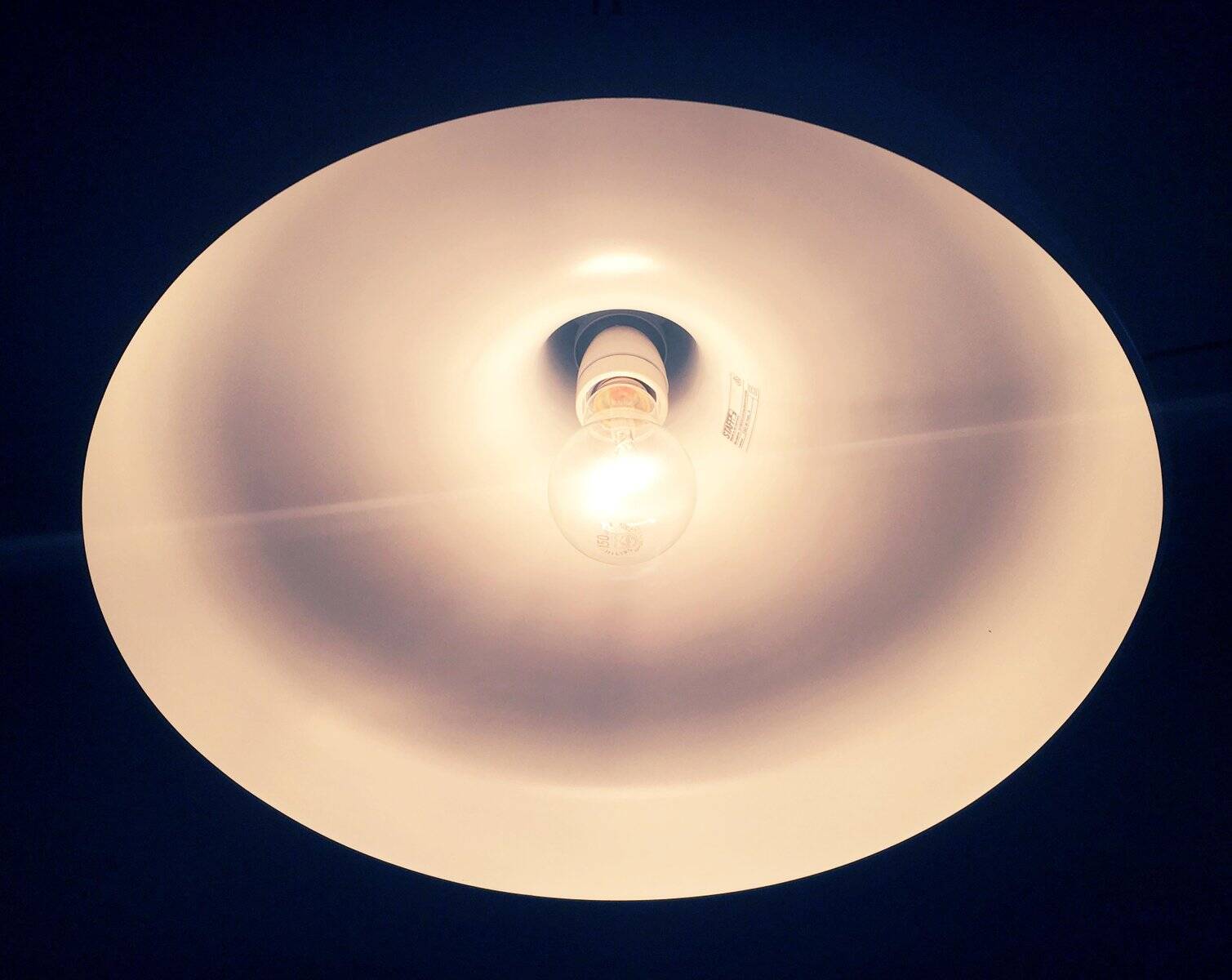 German suspended lamp from the mid-century space age by Staff Leuchten, 1960s.