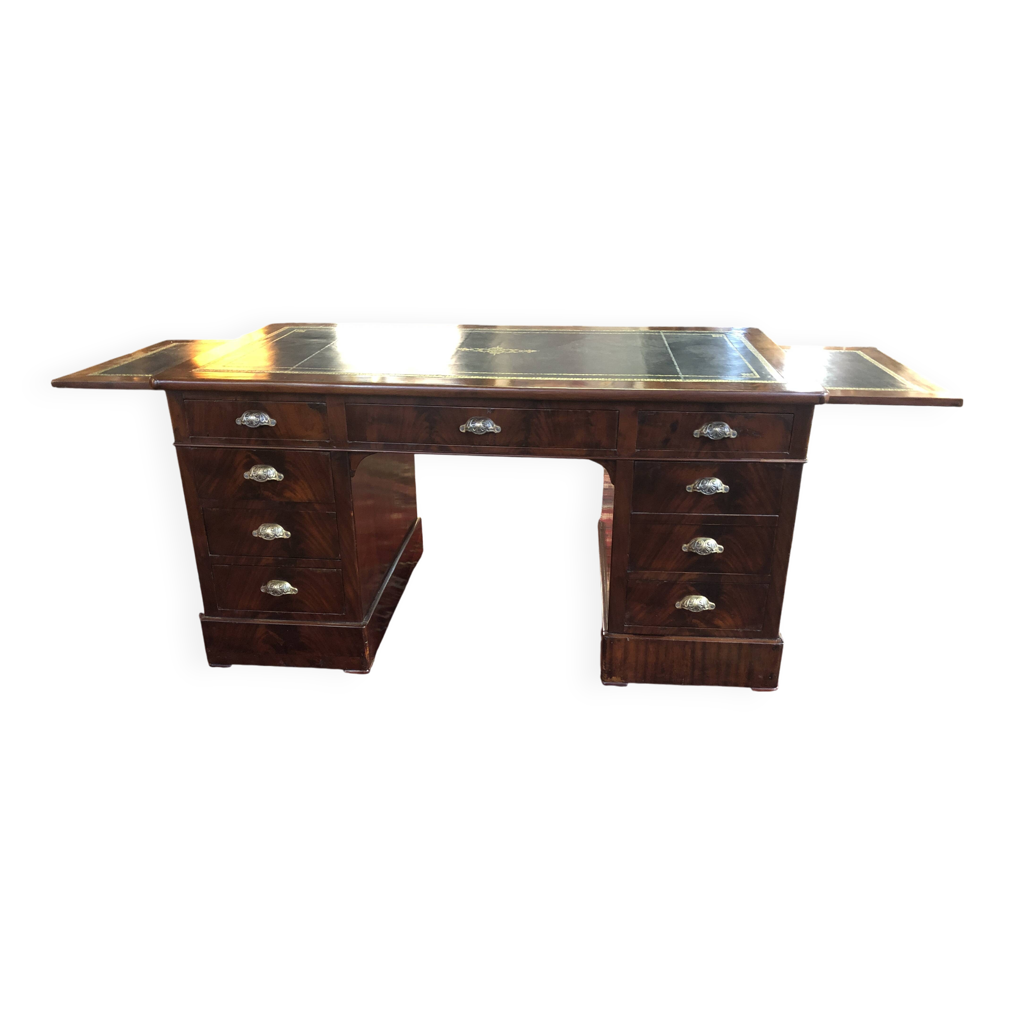 19th century pedestal desk