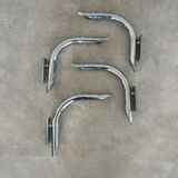 Vintage Chrome Wall Lights – 4 available