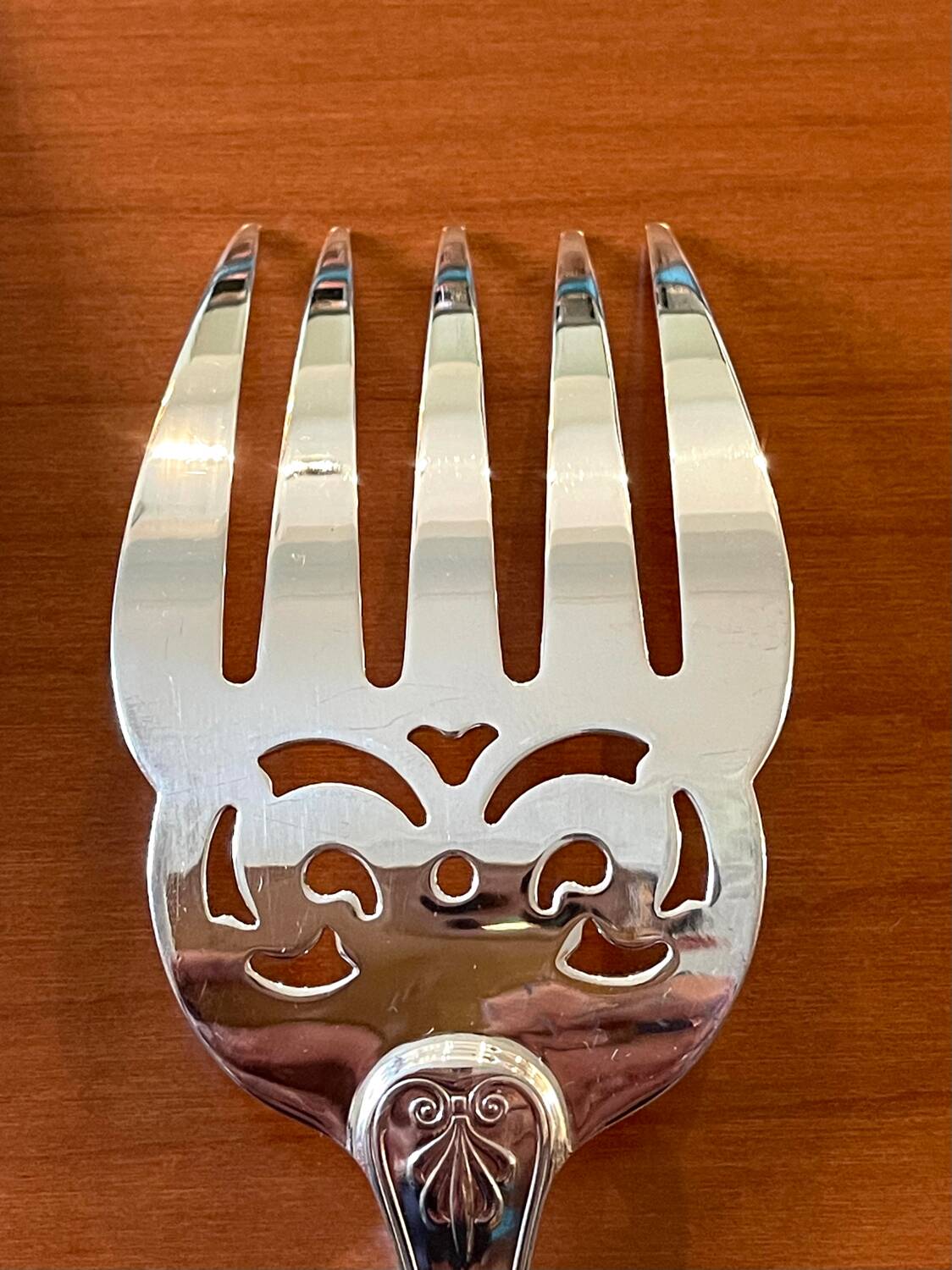 Christofle Malmaison, openwork fish serving utensils