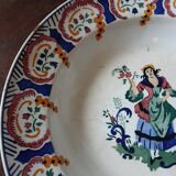 Plat rond  porcelaine  opaque de Gien
