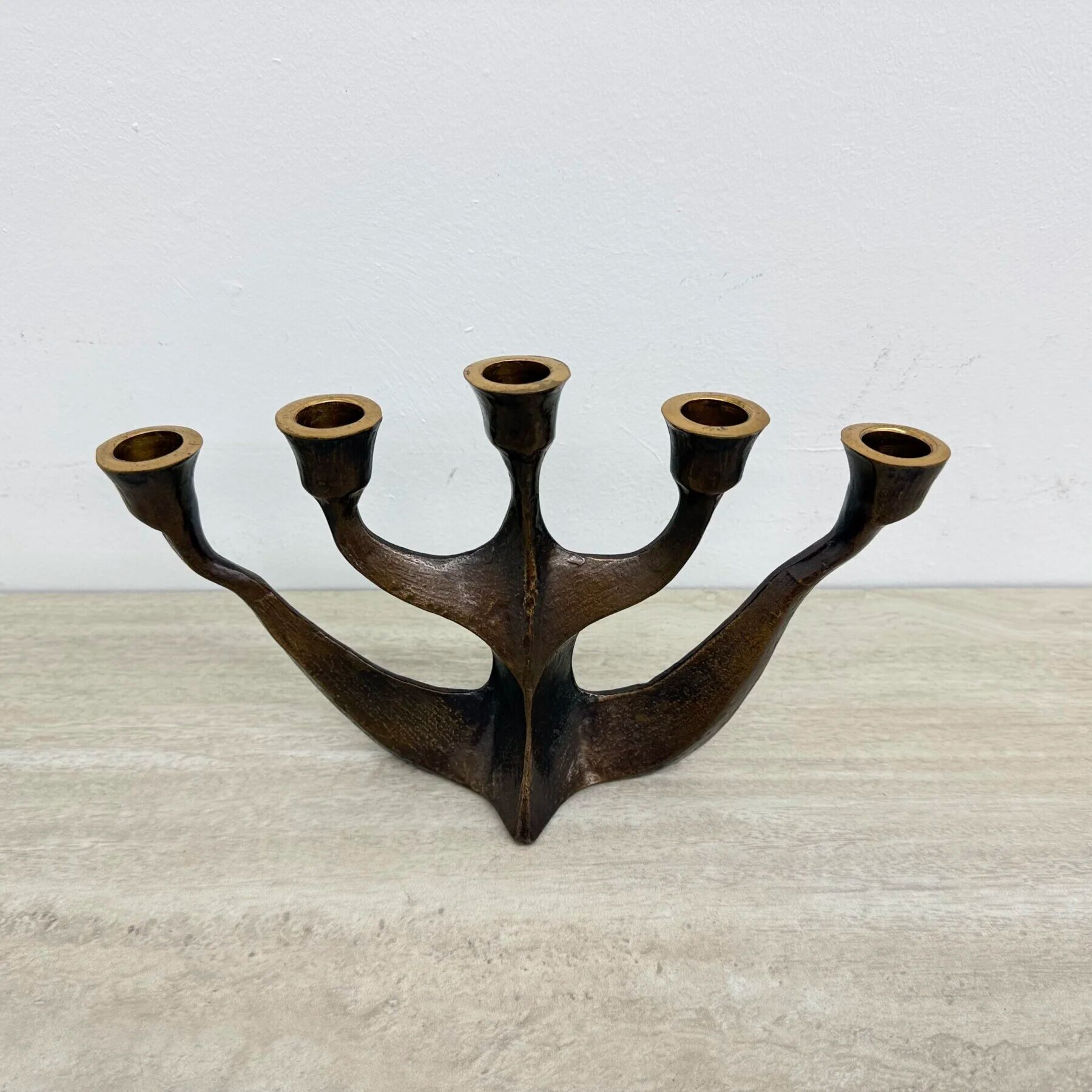 Brutalist candle holder by Horst Dalbeck, 1970s, Germany