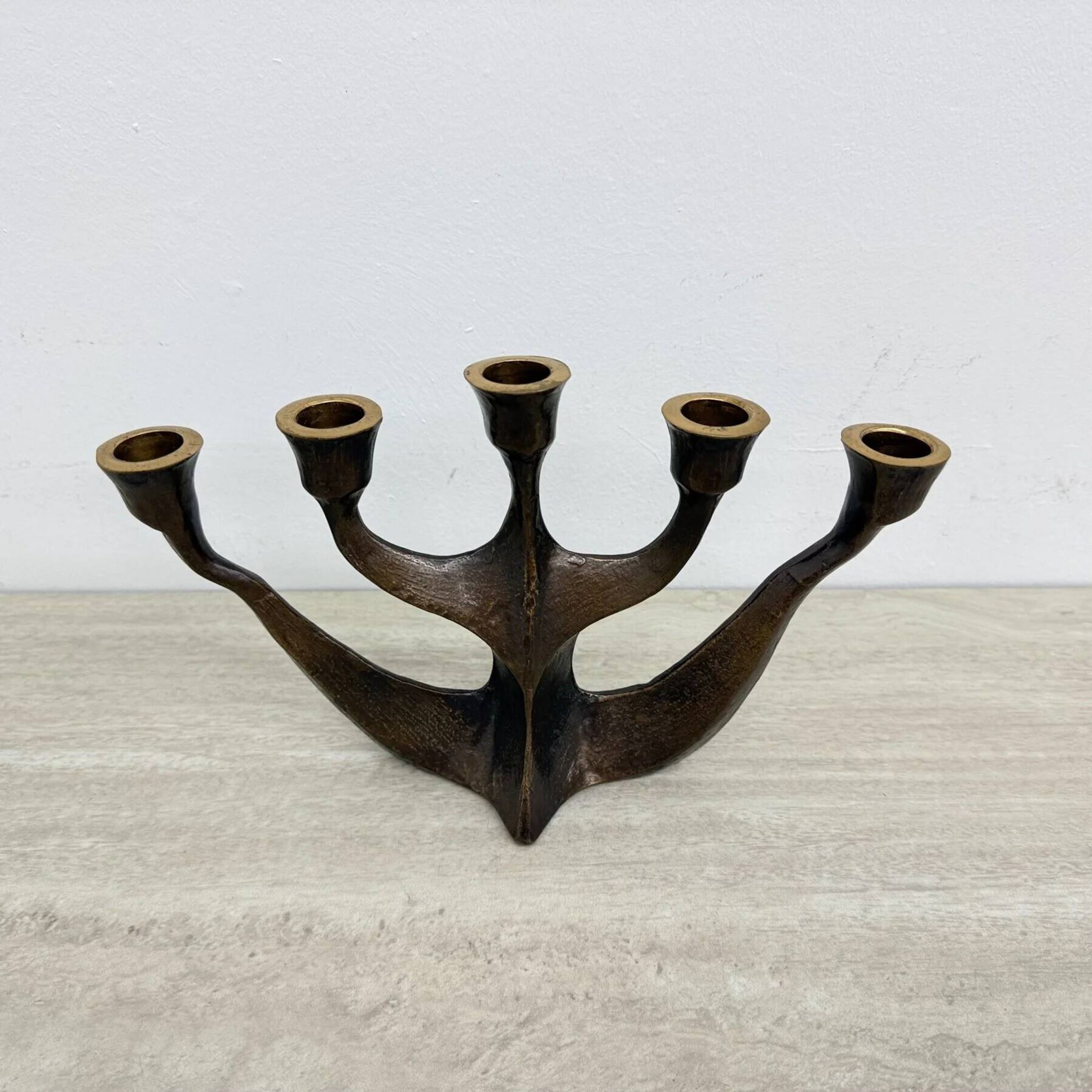 Brutalist candle holder by Horst Dalbeck, 1970s, Germany