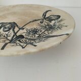 19th century pedestal plate Iron Earth