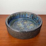 Large studio pottery bowl in modern mid-century Danish style by Bangholm, 1960s.