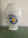 Vintage ceramic vase from Pornic – Hand-painted Breton decor