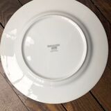 Set of 8 plates of porcelain presentation Médard de Noblat