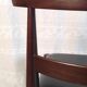 Chaise style scandinave en bois massif années 60